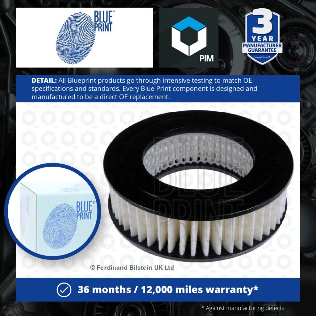 Air Filter fits TOYOTA STARLET KP6, KP61 1.3 78 to 84 4K Blue Print 1780113010
