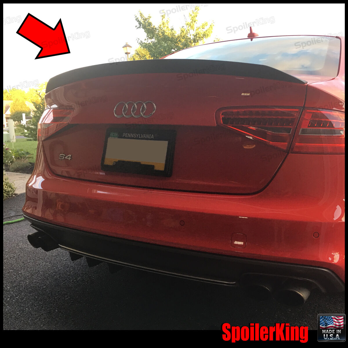 SpoilerKing Rear Trunk Spoiler DUCKBILL 284P (Fits: Audi A5/S5/RS5 2007-2016)