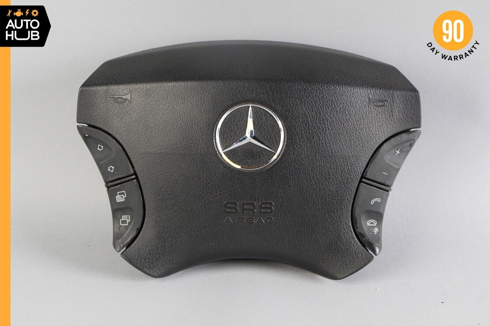 03-06 Mercedes W215 CL55 AMG S430 CL500 Steering Wheel Air Bag Airbag Black OEM