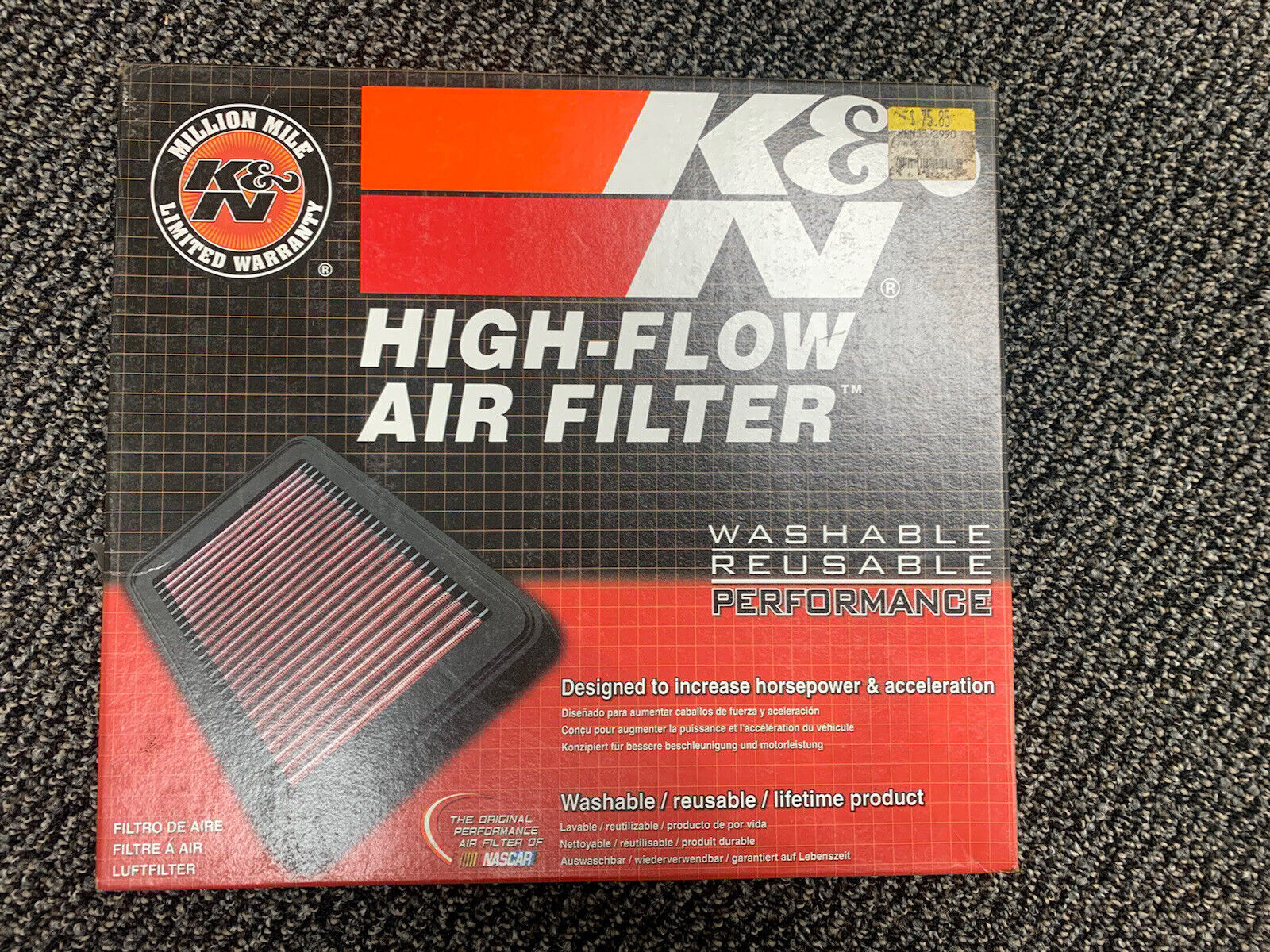 K&N Filters 33-2134 Air Filter Fits 95-03 Mazda 323, Protege,  Protege 5 Models