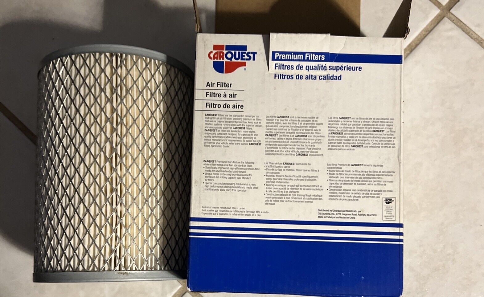 New Air Filter CAR-QUEST 88284 Fits Nissan Sentra & more Free US Shipping