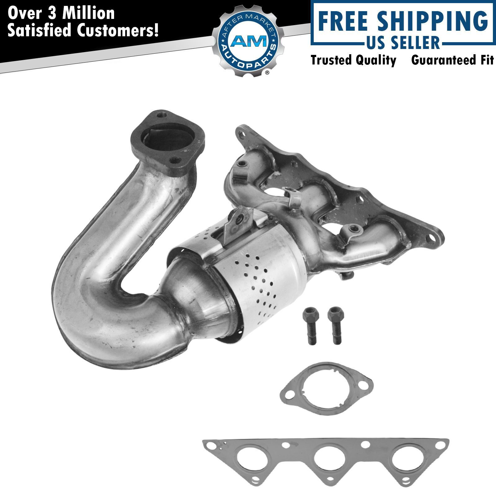 Exhaust Manifold w Catalytic Converter RH Firewall Side for Eclipse Galant 3.8L