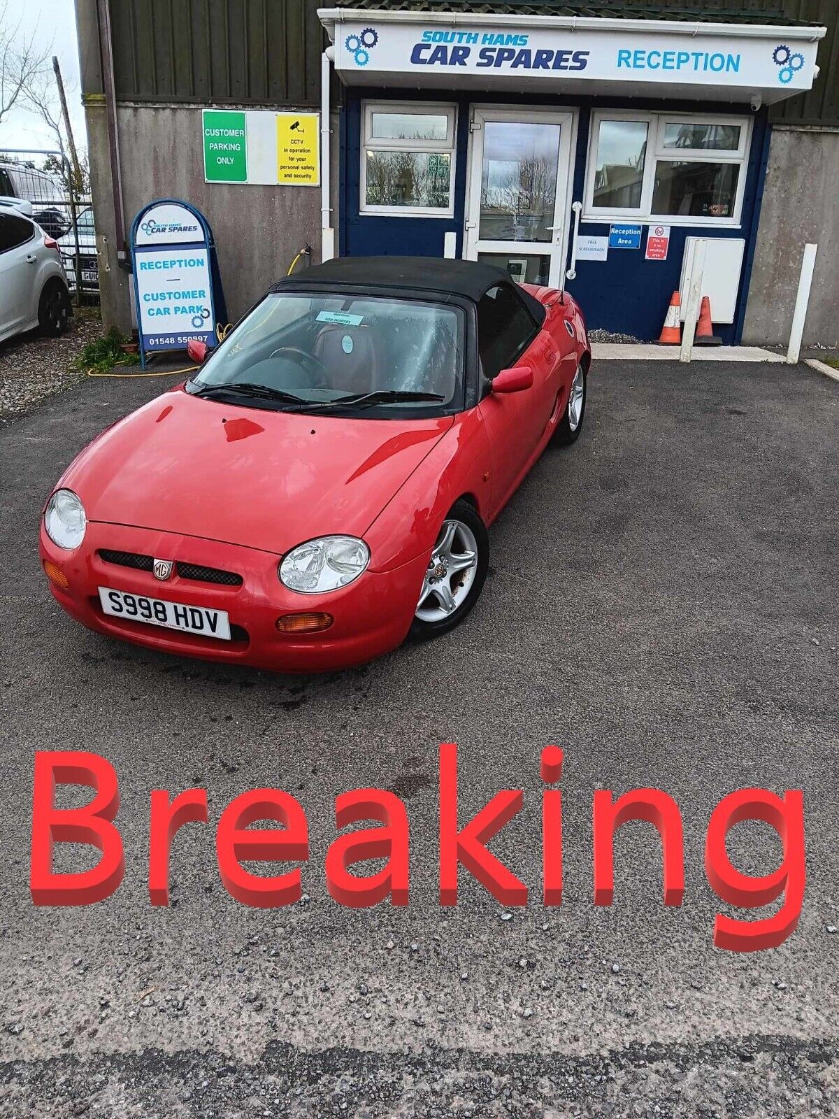 MG MGF Convertible 1.8 VVC Red COF 95-02 Breaking Spares Parts 1x Wheel nut