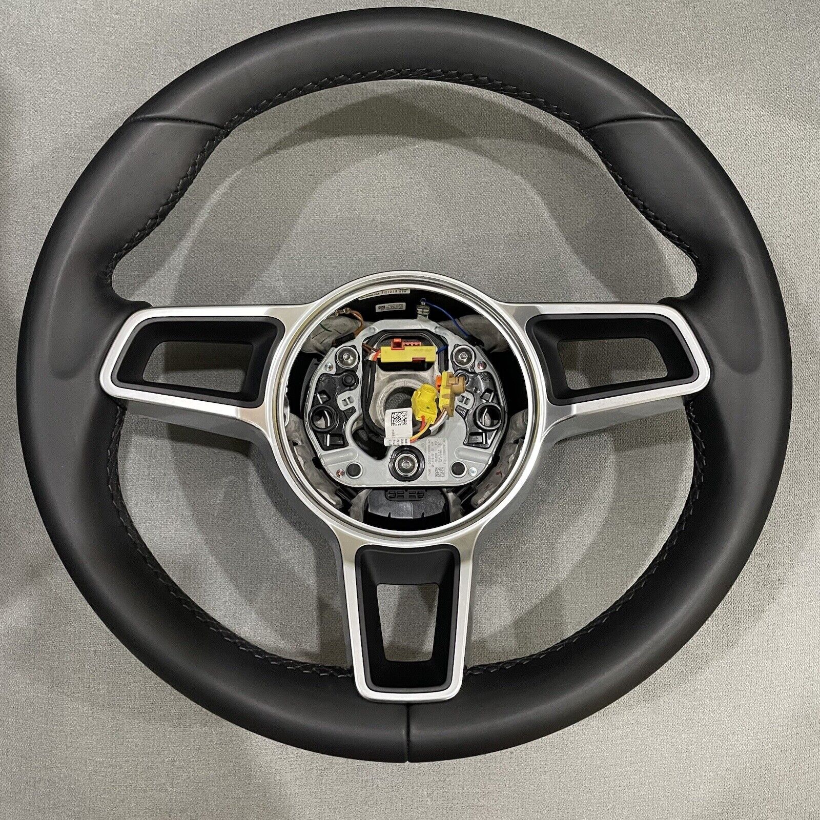 OEM Porsche Manual Steering Wheel 991.2 911 Carrera 718 Cayman/Boxster Black