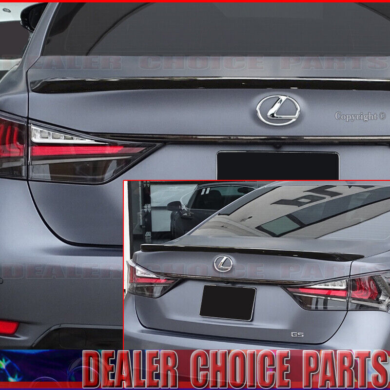 For 2013-2020 Lexus GS350 450H GS F OE Factory Style Spoiler Wing GLOSS BLACK
