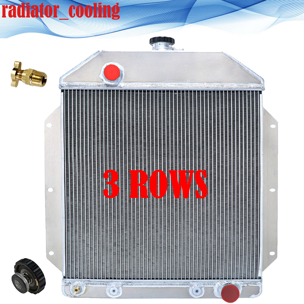 3-Row Radiator fits 49-51 50 52 Ford Country Squire Anglia Chevy Engine 3.9/4.2L