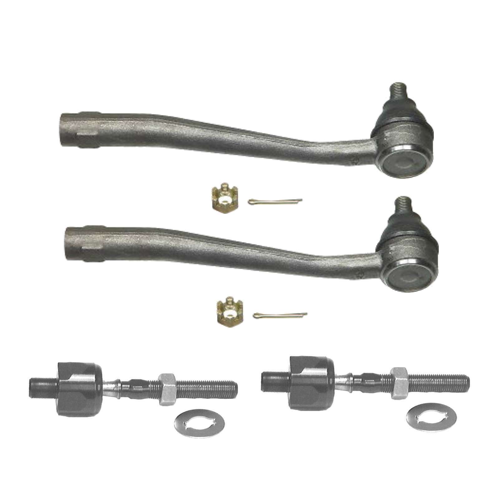 4 Pc Kit Front Left Driver Right Passenger Inner Outer Tie Rod For Nissan 280ZX