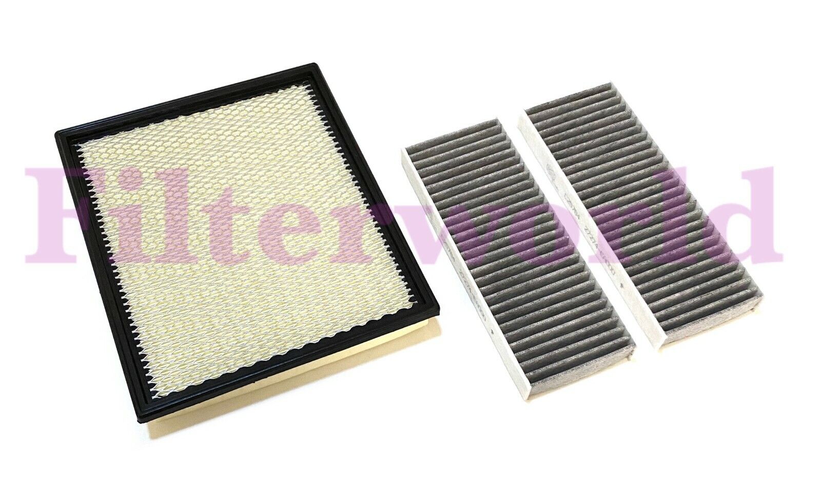 Engine & Carbon Cabin Air Filter For 05-21 Frontier 12-17 NV1500 | 09-12 Equator