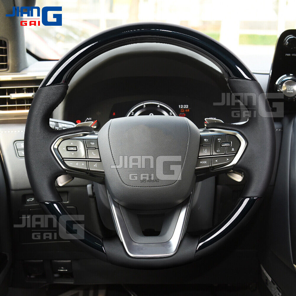 For Lexus NX 250 350 350h 450h+ LX600 2022-2023 Piano Black Steering Wheel