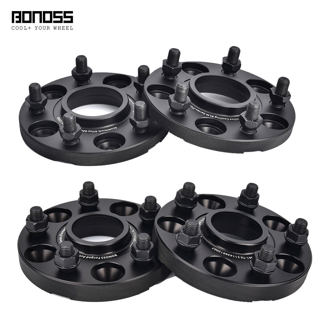 BONOSS 2x 15mm 2x 20mm 5x114.3 (5x4.5) Nuts Wheel Spacers for Lexus IS GS RC F