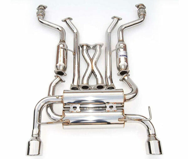 Invidia Gemini CatBack Dual Exhausts for 03-08 FX35 FX45 (Rolled SS Tips)