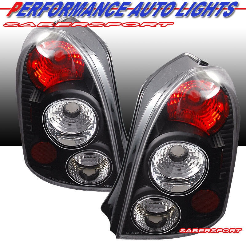 Set of Pair Black Altezza Style Taillights for 2002-2003 Mazda Protege5 5dr