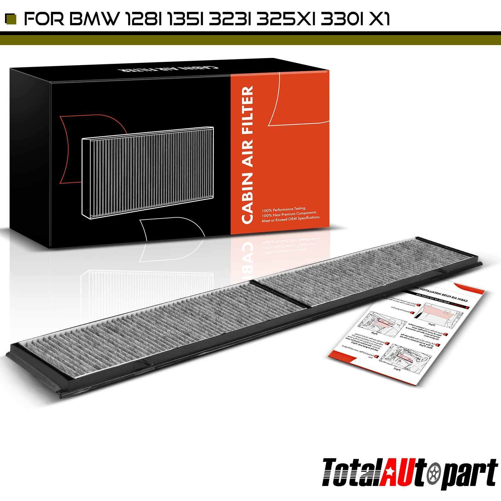 New Activated Carbon Cabin Air Filter for BMW 128i 325i 328xi 335i X1 Under Hood