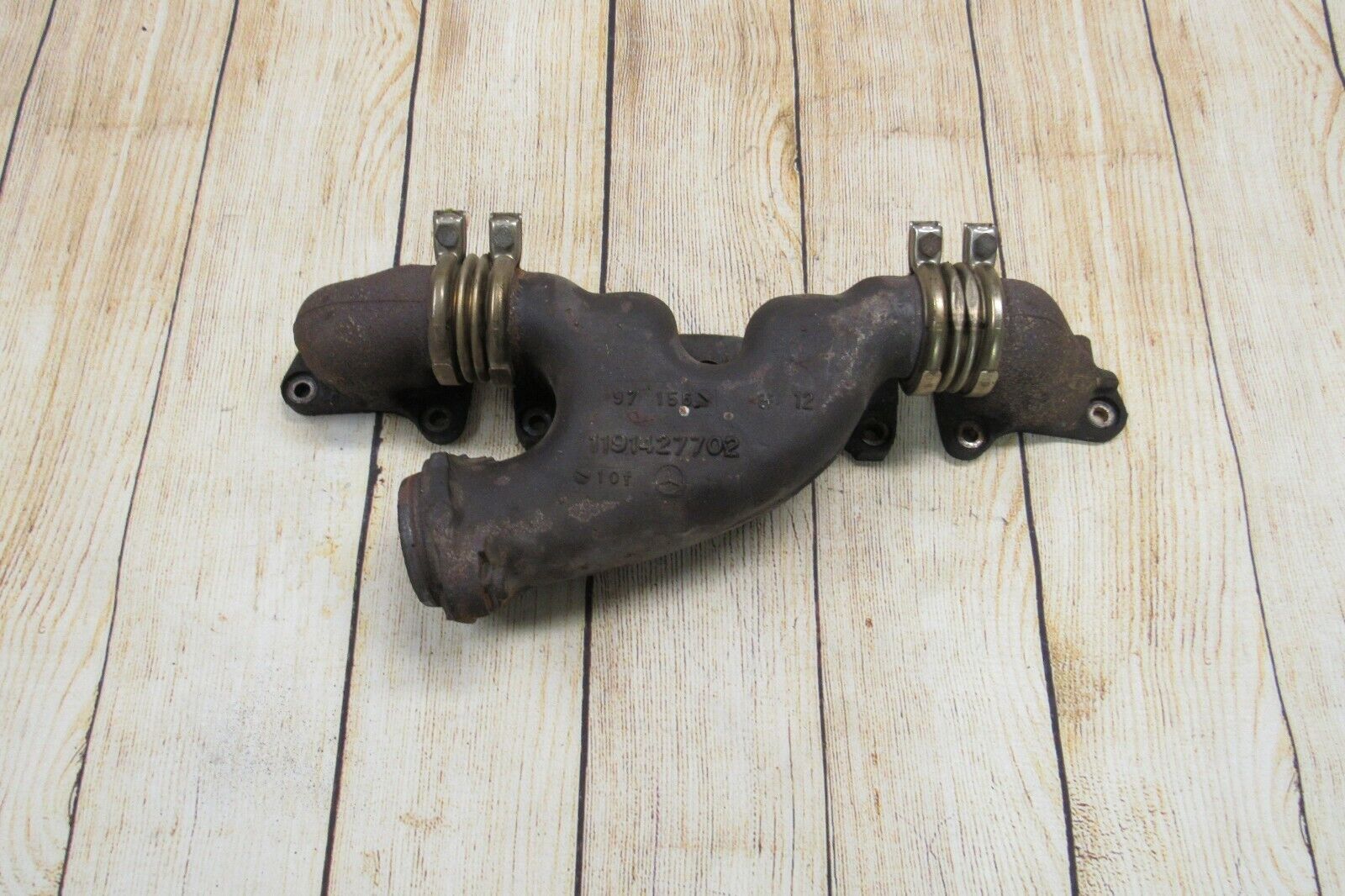 94-99 Mercedes W140 V8 S420  S500 CL500 RIGHT Side Exhaust Manifold Header OEM 