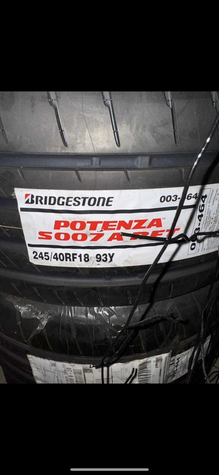 New 2019 Bridgestone Tires (4) 245/35/18 Summer 275/35/18 RFT BMW E39 M5 size