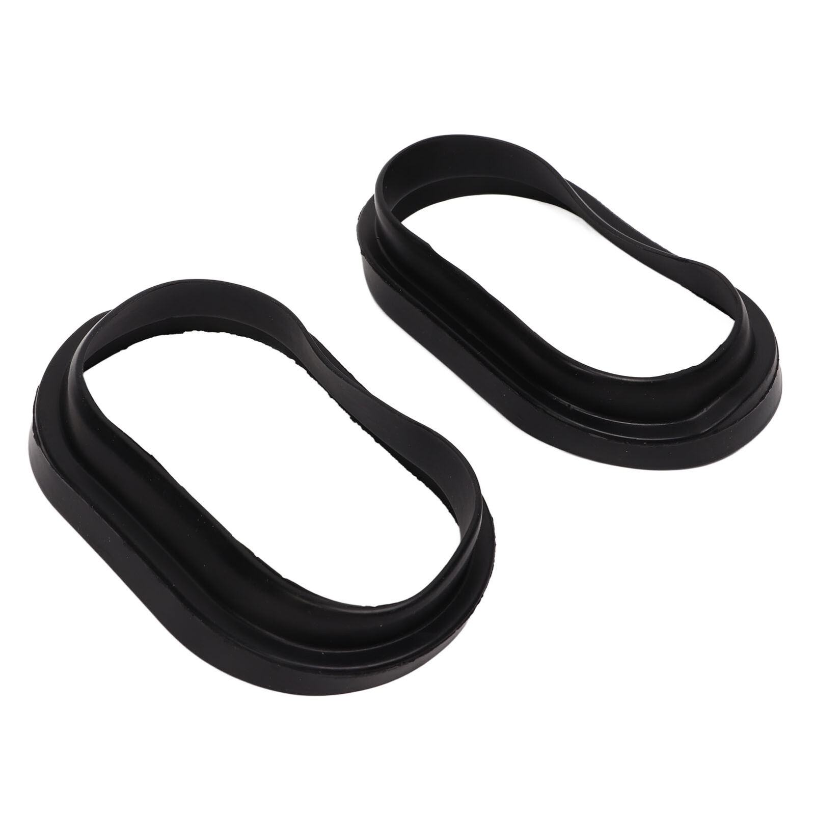 2Pcs Air Intake Tube Duct Rubber Boot Inlet Pipe Seal For GSXR 600 1000