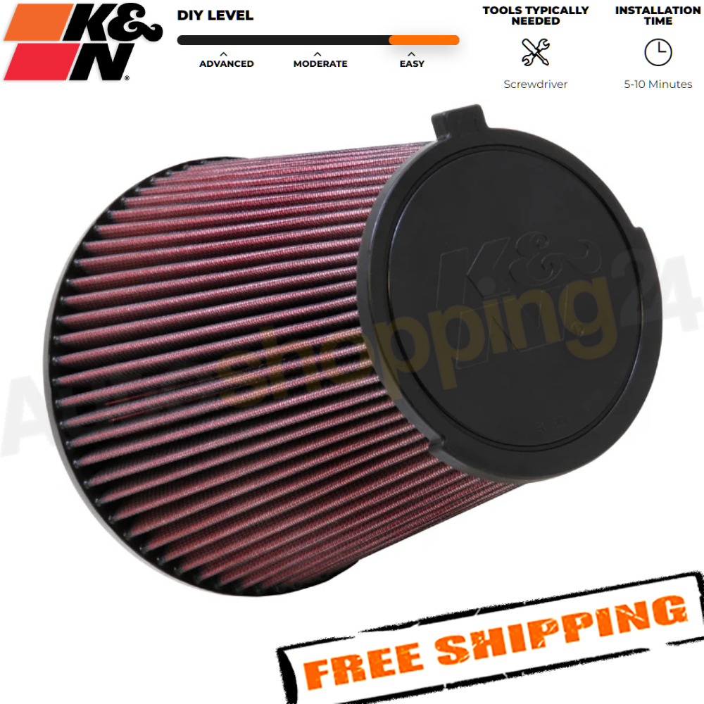 K&N E-1993 Replacement Air Filter for 10-14 Ford Mustang Shelby GT500 5.4L V8