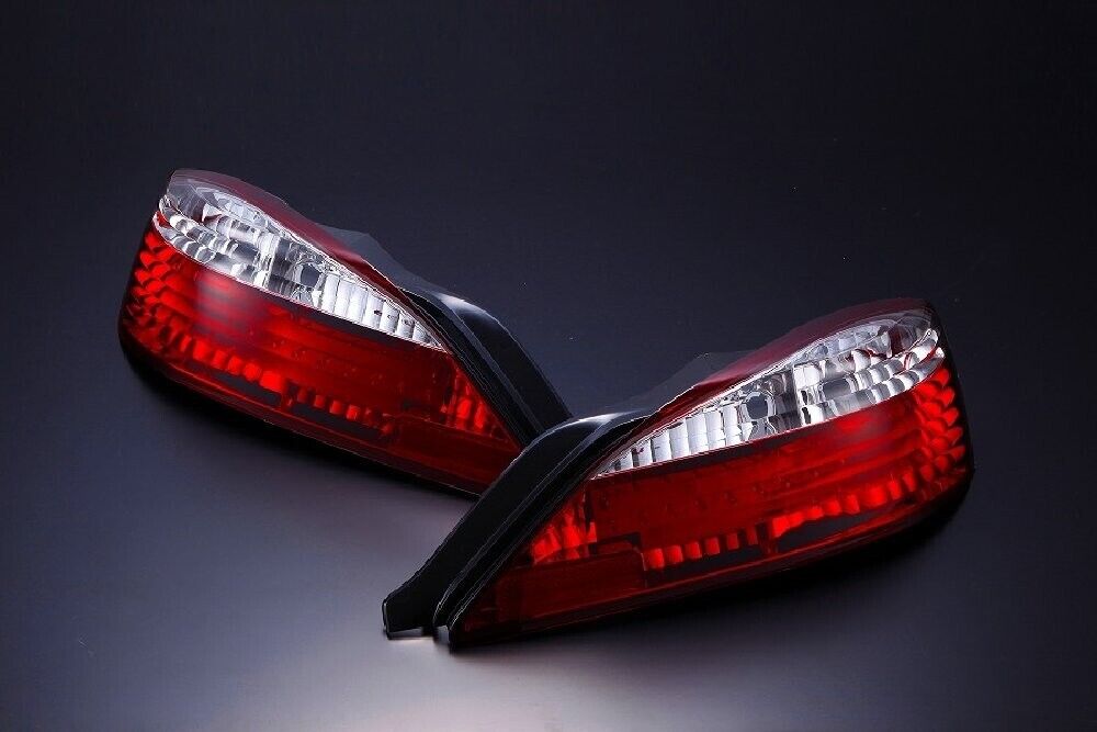 D-MAX For NISSAN S15 200SX Silvia LED Crystal Taillights RIGHT LEFT SET JDM