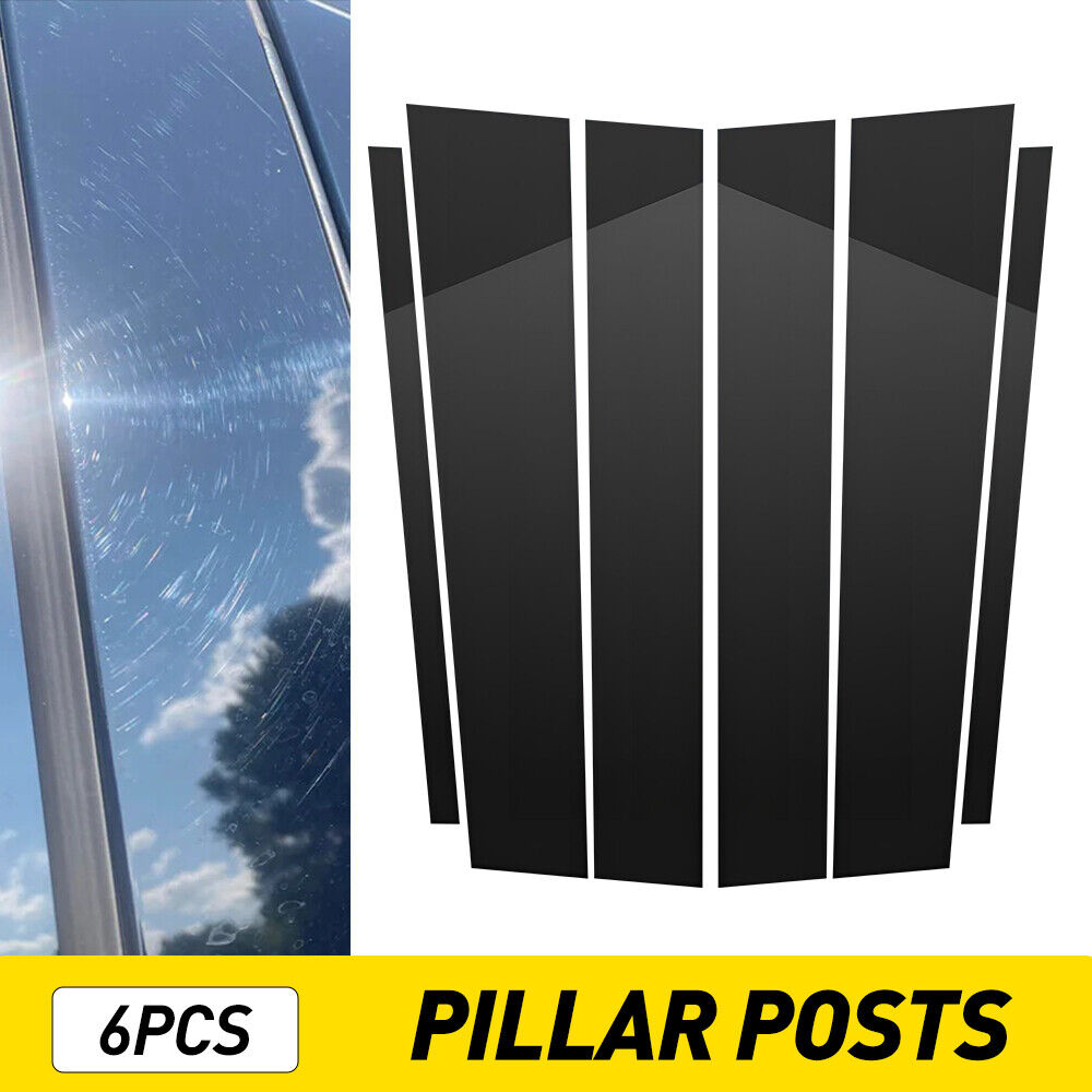 For Nissan Titan 2004-2015 Crew Cab Stainless Steel Window Pillar Post Chrome