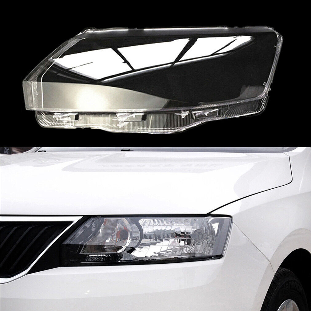 For Skoda Rapid 2013-2017 2014 2015 Left Headlamp Cover Lampshade Headlight Lens