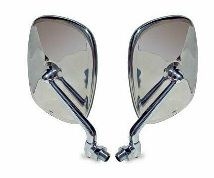 VW TYPE 2 BUS 1968-1979 BAYWINDOW STAINLESS SIDE VIEW MIRRORS SHOW CAR QUALITY