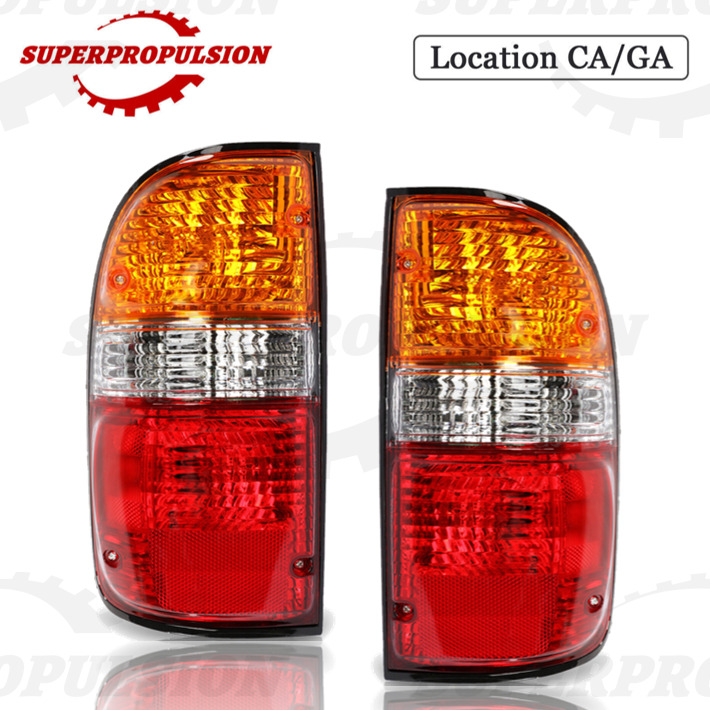 New Pair Left & Right Tail Light Assemblies Fits 2001-2004 Toyota Tacoma w/bulbs