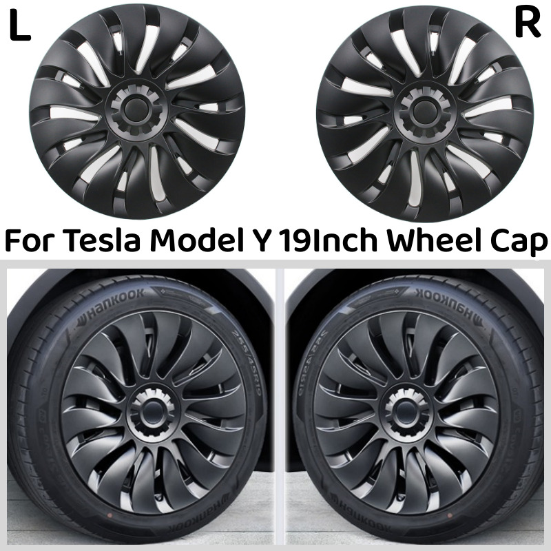 4PCS Hubcaps For Tesla Model Y Wheel Cover Full Rim 19 inch Hubcaps Cover