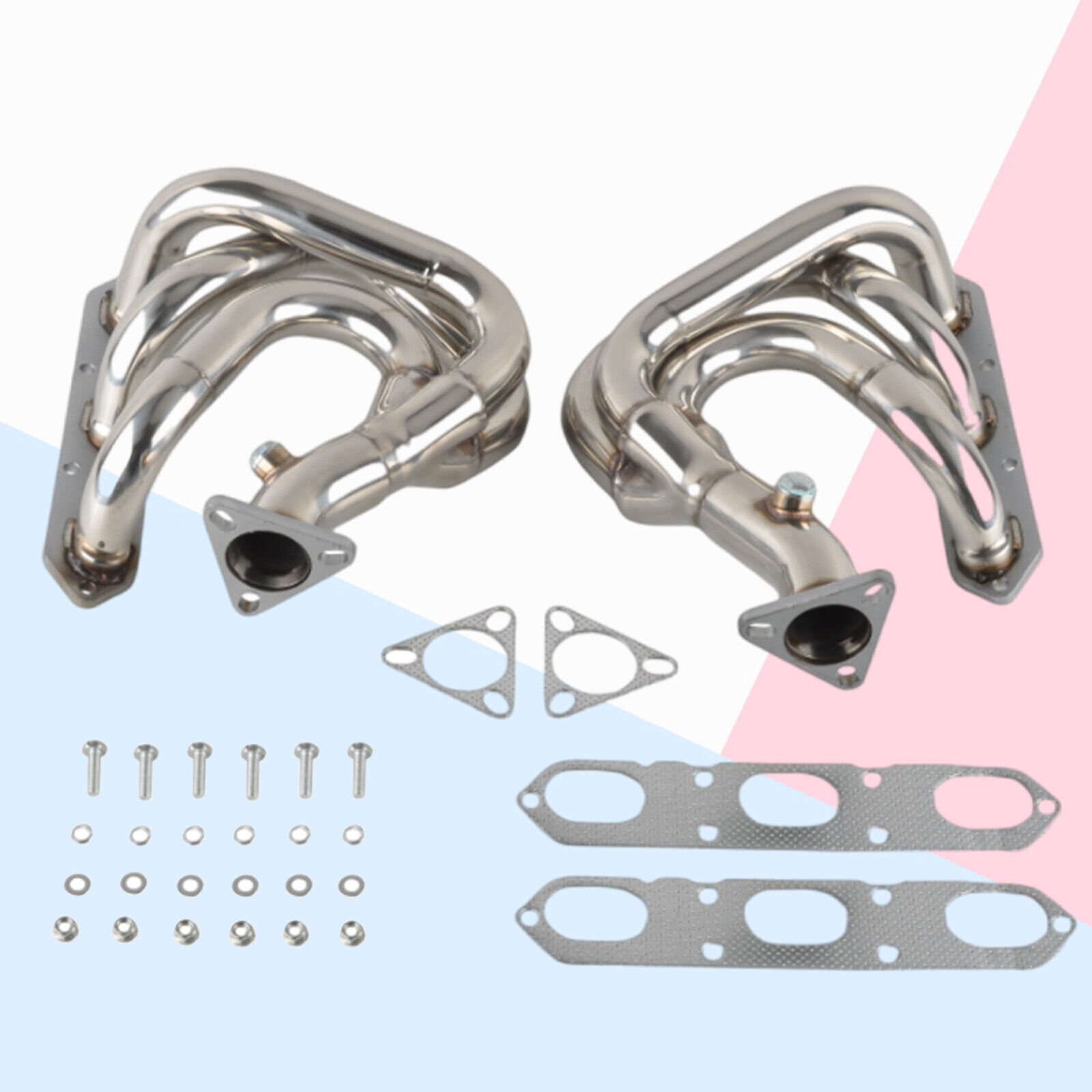 SS Stainless Steel Headers Fits Porsche Boxster 986 1997-2004 2.5L 2.7L 3.2LZI