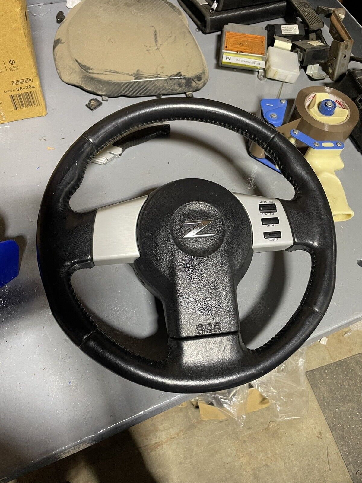 03 08  Nissan 350Z Steering Wheel  Leather OEM