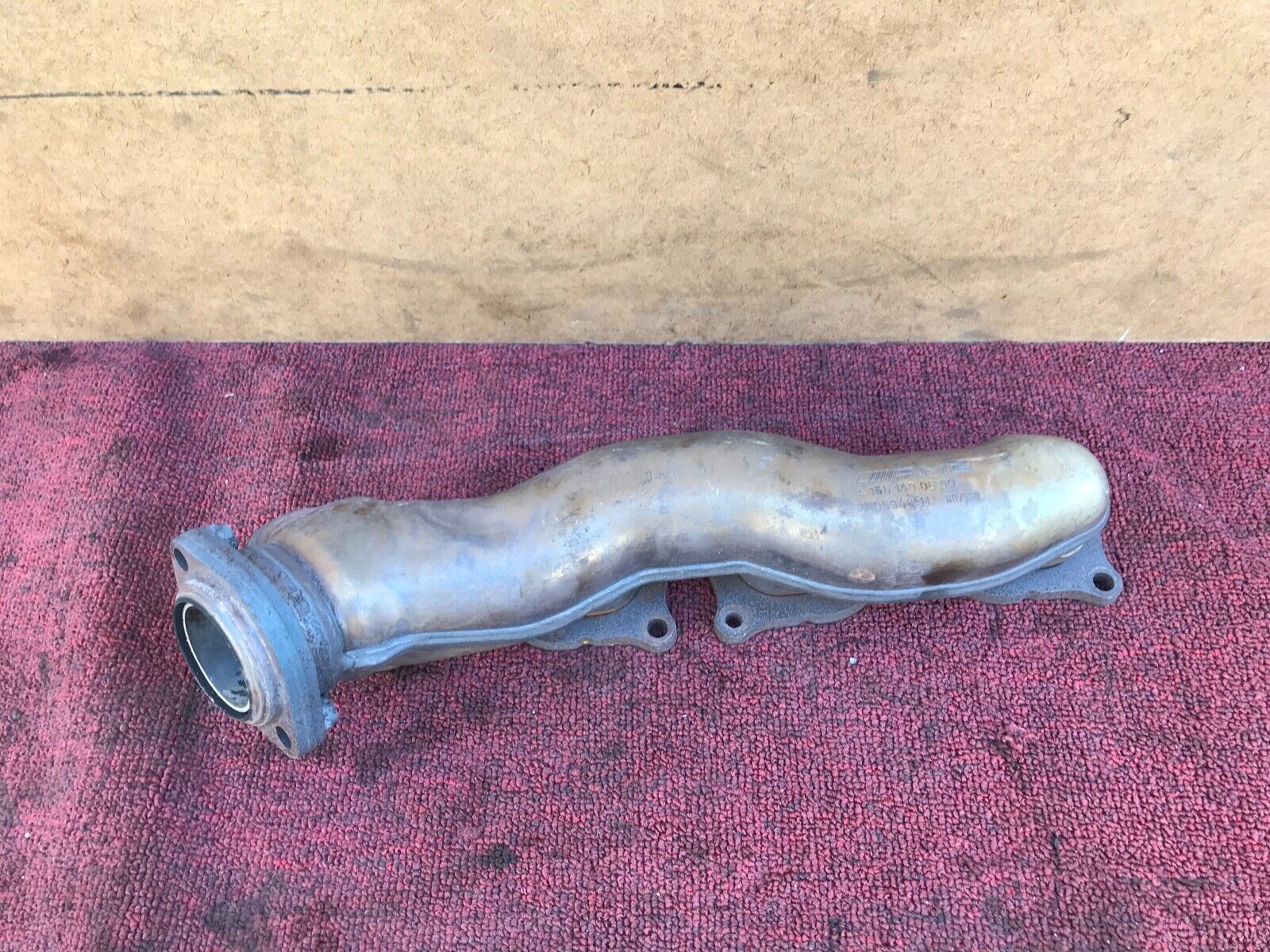 MERCEDES W221 W216 S65 CL63 AMG ENGINE RIGHT EXHAUST MANIFOLD HEADER OEM