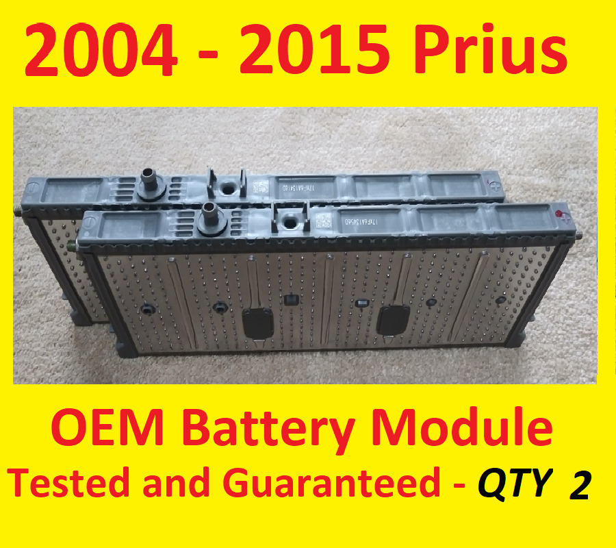 (2) 7.6v+ Toyota Prius Battery Cell Module 2004 2005 2006 2007 2008 2009