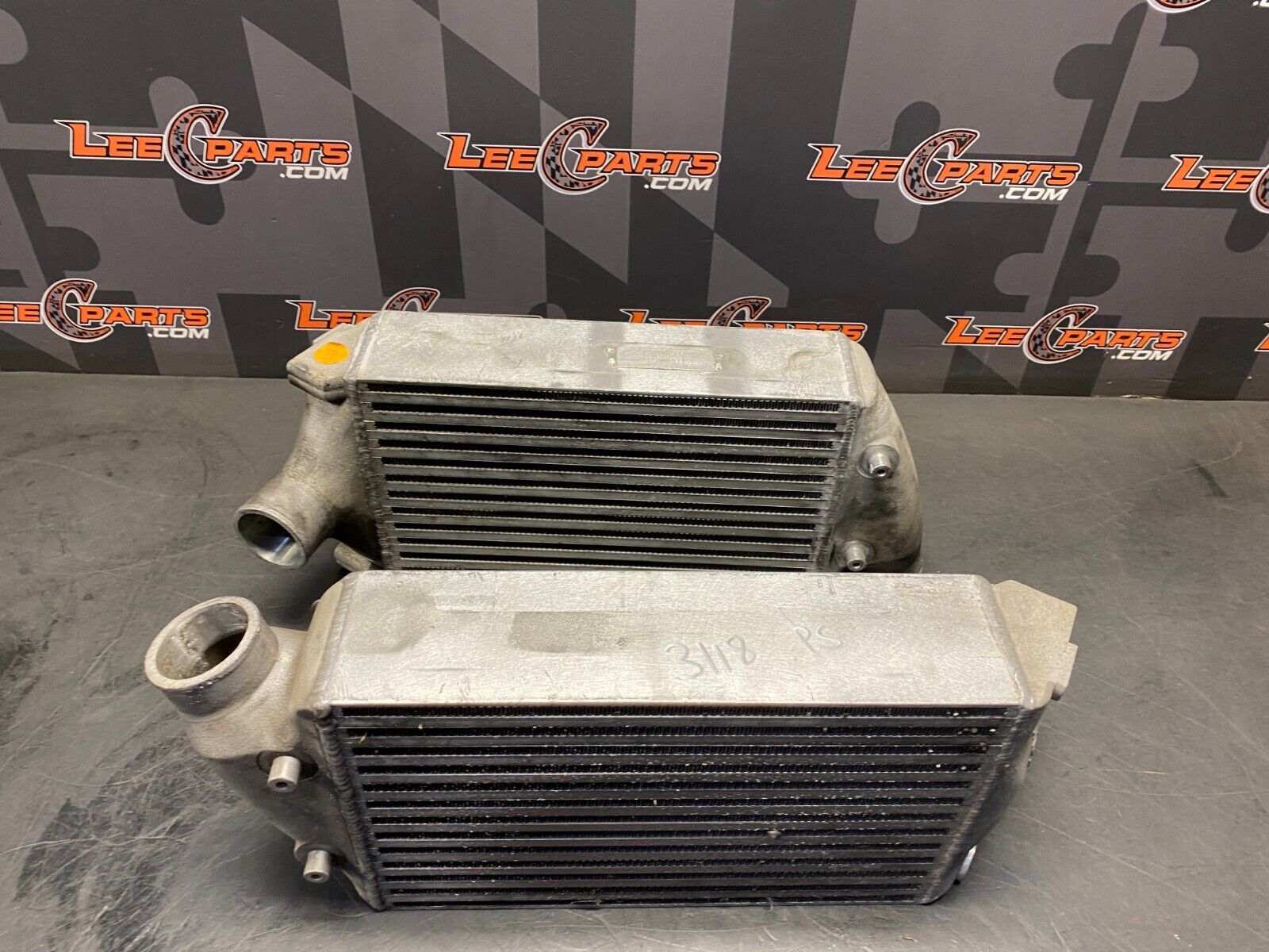 2007 PORSCHE 911 TURBO 997 AWE TUNING INTERCOOLERS PAIR DR PS USED **READ**