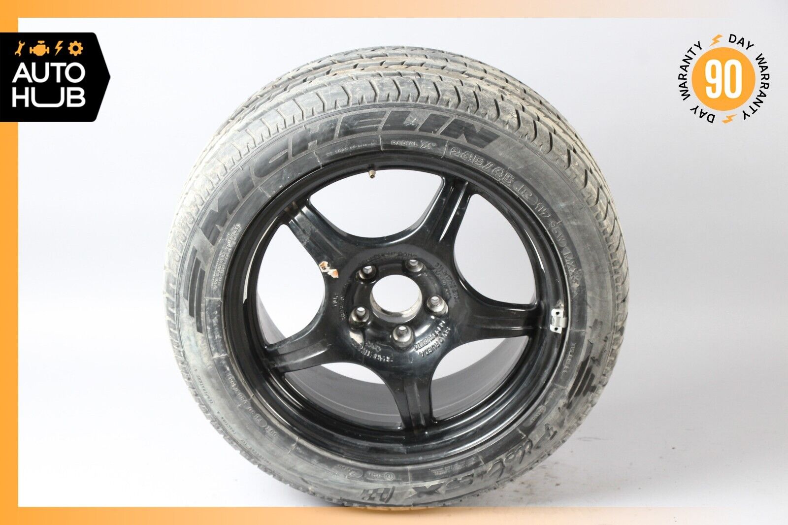 99-02 Mercedes R129 SL500 SL600 Emergency Spare Tire Wheel Donut Rim 17