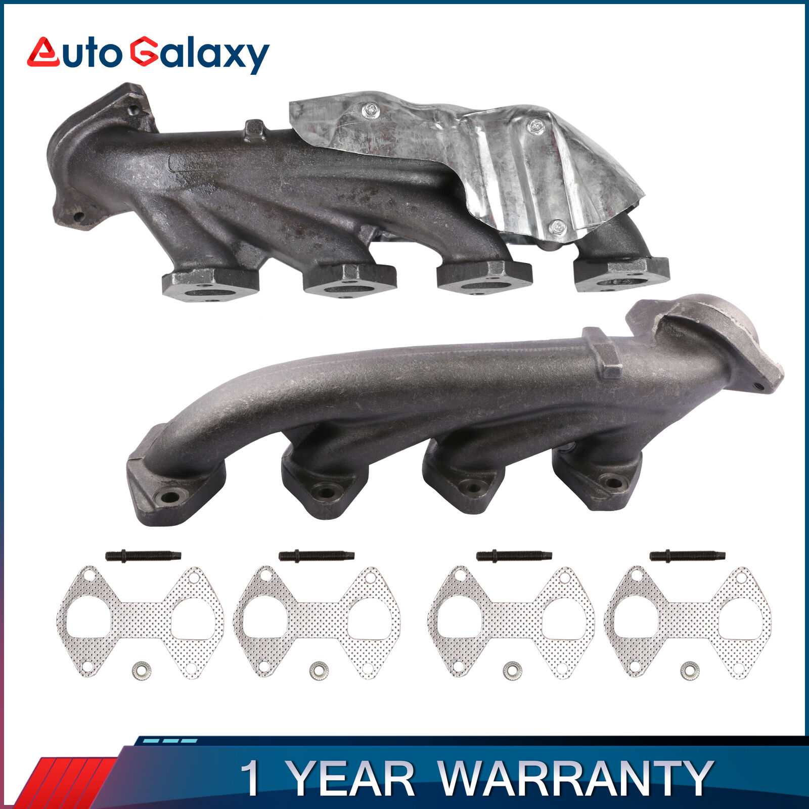 Left+Right Exhaust Manifold w/Gasket For Ford Expedition F-150 Lincoln Navigator