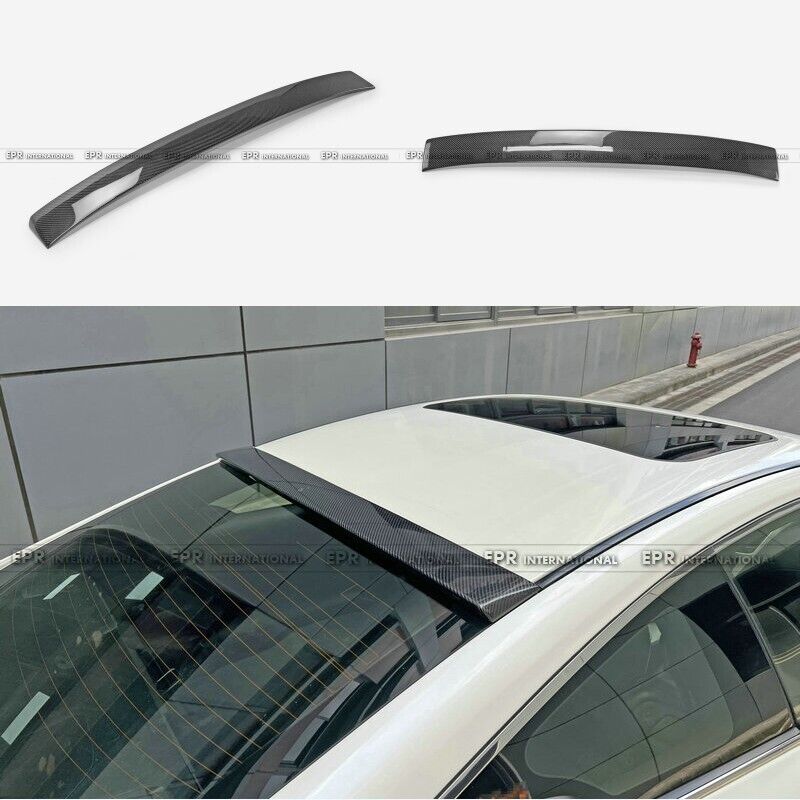 For Infiniti Q60 CV37 2017+ Rear Window Roof Spoiler Wing Lip Carbon Fiber