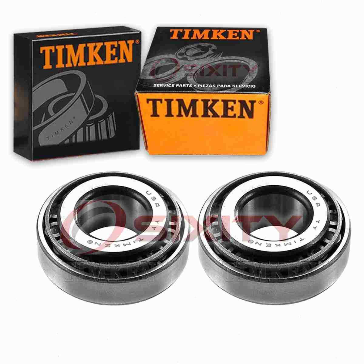 2 pc Timken Rear Outer Wheel Bearing and Race Sets for 1978-1982 Dodge Omni pn