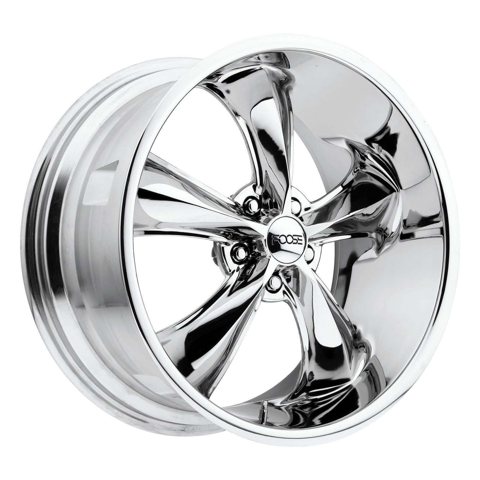 Foose Wheels F10520857350 Legend Wheel, 20x8.5, Chrome Plated