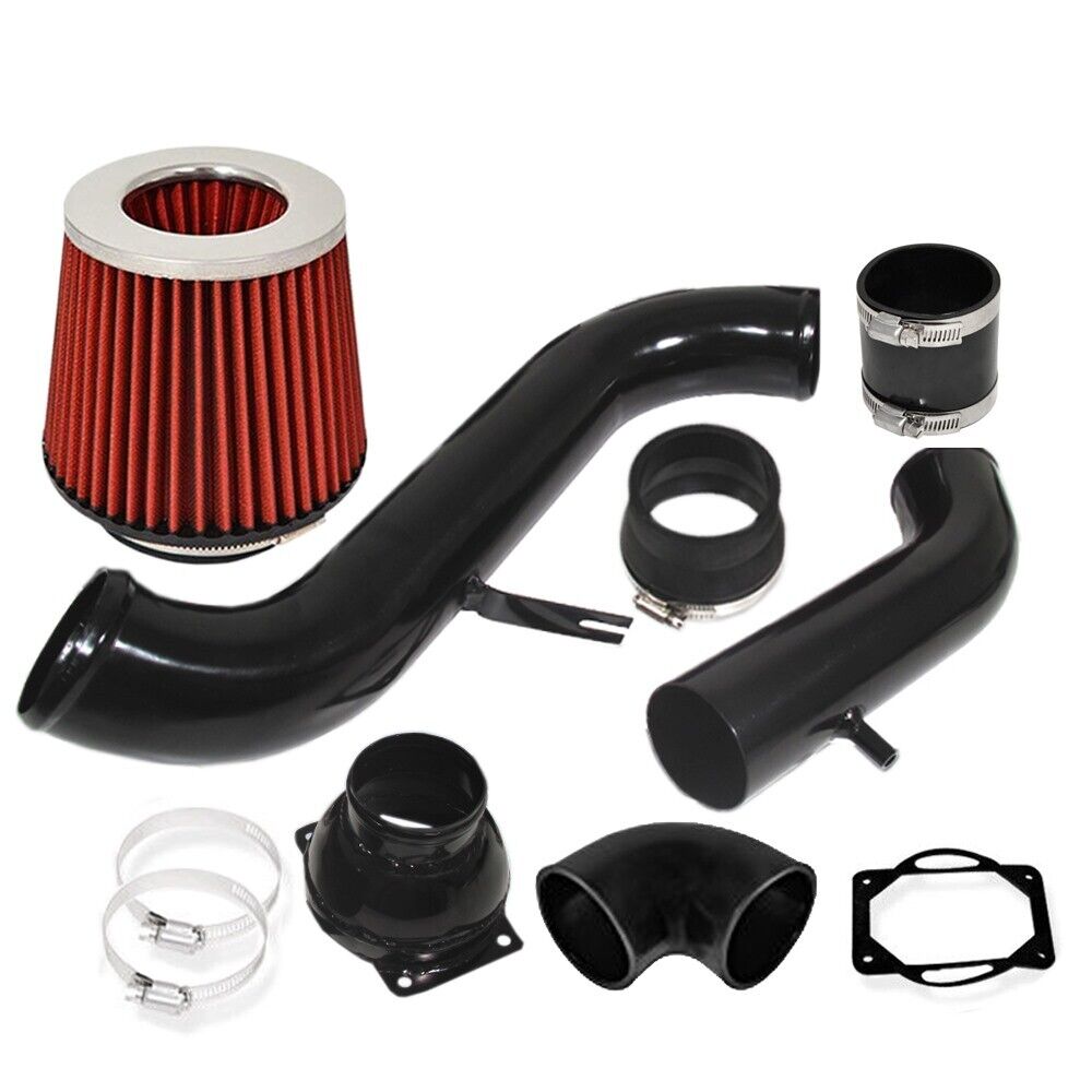 For 91-99 Mit 3000GT(SOHC Engines)/Dodge Stealth Non-Turbo Cold Air Intake Black