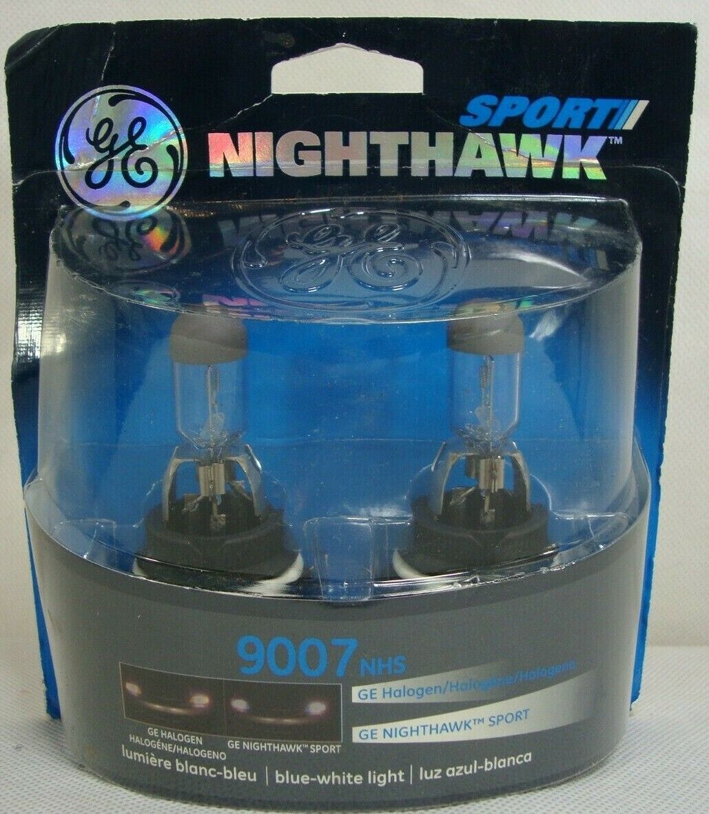NEW GE Nighthawk SPORT 9007NHS BP2 Automotive Replacement Bulbs HB5 Pack of 2