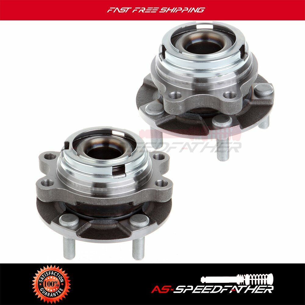 2 Front Wheel Bearings Hub Assembly Fits Nissan Altima 2007 2008 -2012 2013 2.5L