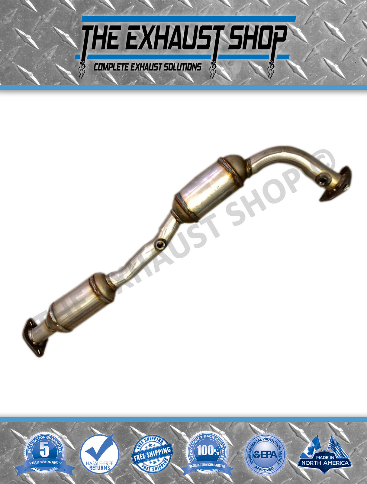 FITS: 08-16 TOYOTA SEQUOIA/2007-2017 TUNDRA 4.6/5.7L RIGHT CATALYTIC CONVERTER