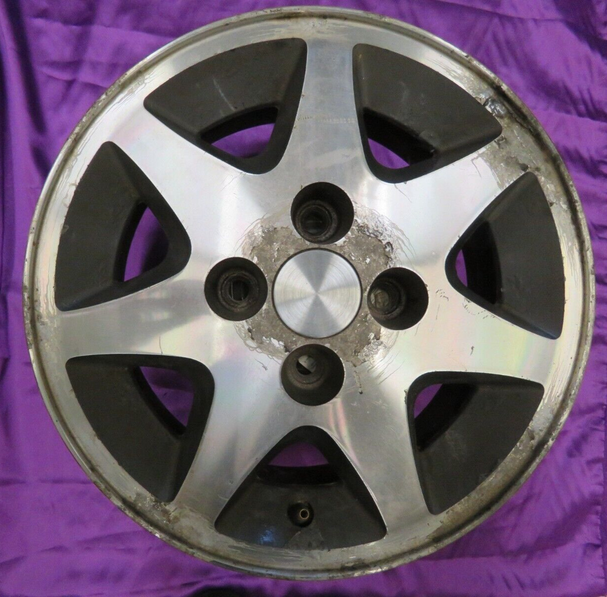 Wheel 14x6 Aluminum 37.5mm Offset Fits 85-87 90 TEMPO 560-01469