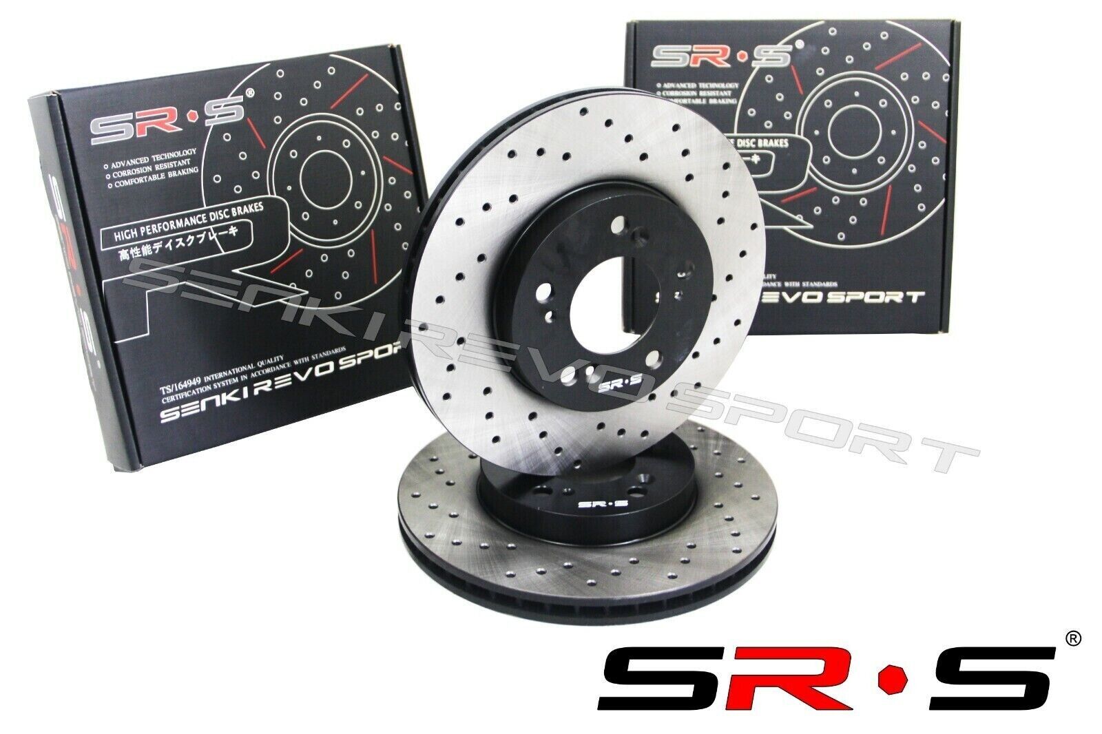 SRS Performance Front Brake Rotors FOR ACURA 01-06 MDX 01-03 CL NEW DRILL