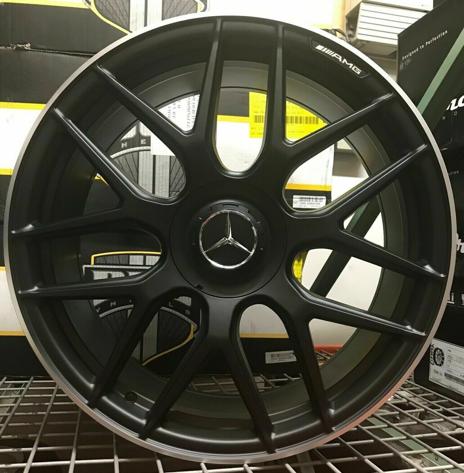 22'' inch Wheels fit Mercedes S550 CLS Bentley S63 Gloss Black Tires GLC CL63 