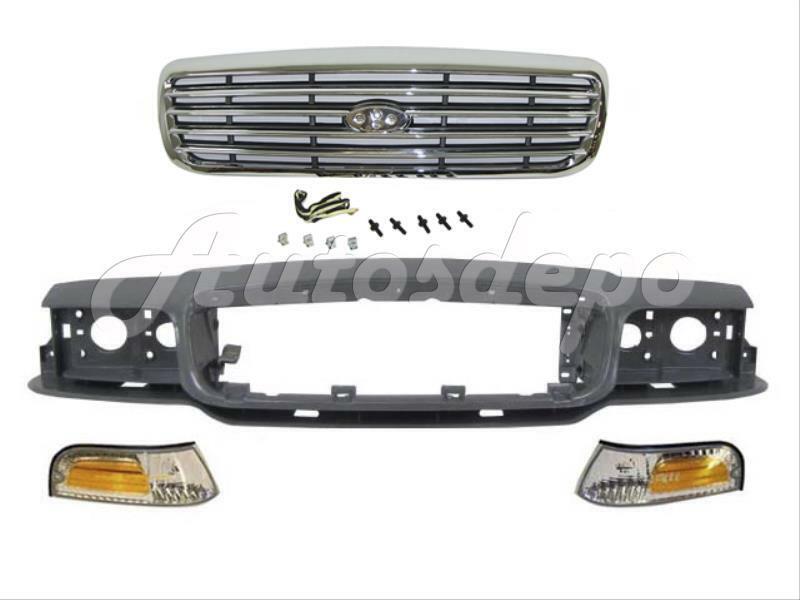 For 1998-2011 CROWN VICTORIA GRILLE HEADER MOUNTING PANEL SIDE MARKER LIGHT 5P