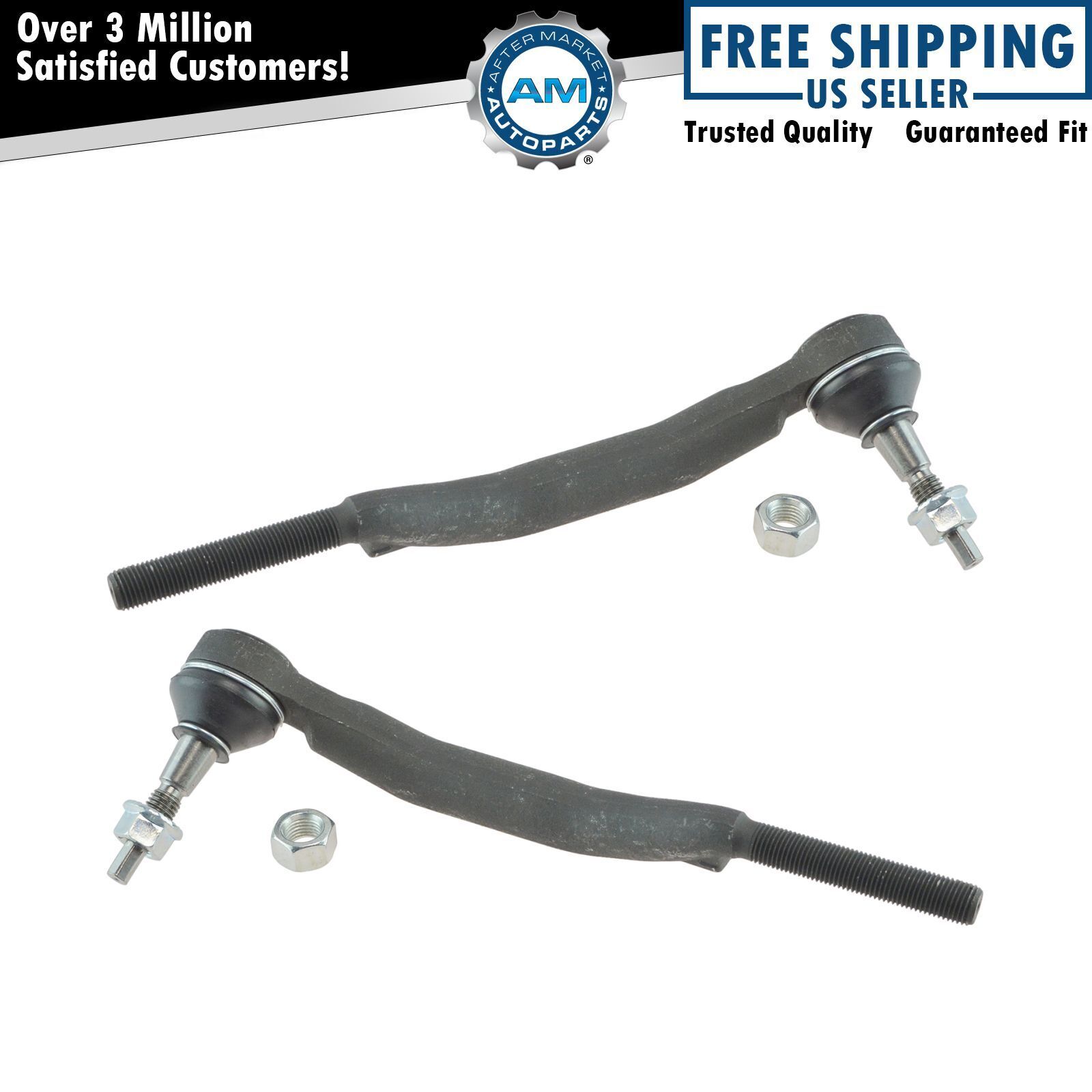 Front Outer Steering Tie Rod End LH RH Pair Set Kit for 05-11 Cadillac STS New