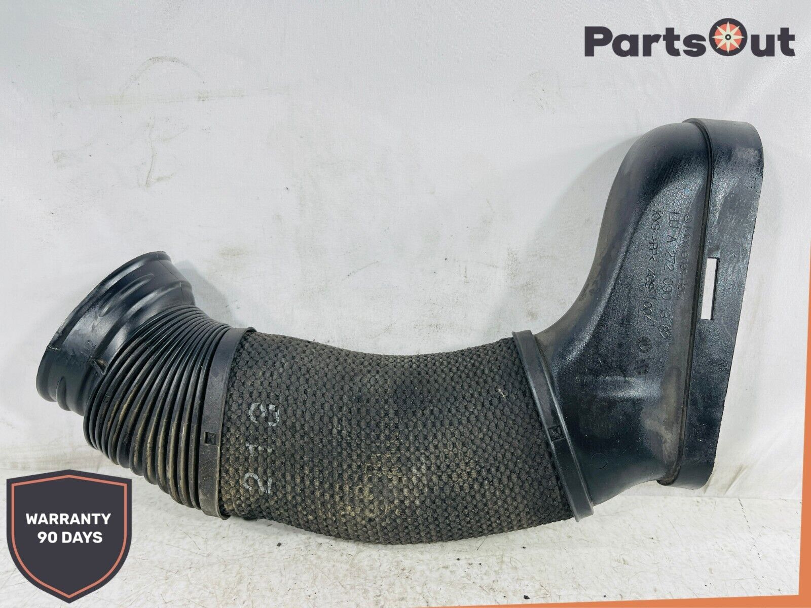 2008-2012 Mercedes W204 C300 E350 Air Intake Duct Pipe Hose Left Driver Side OEM