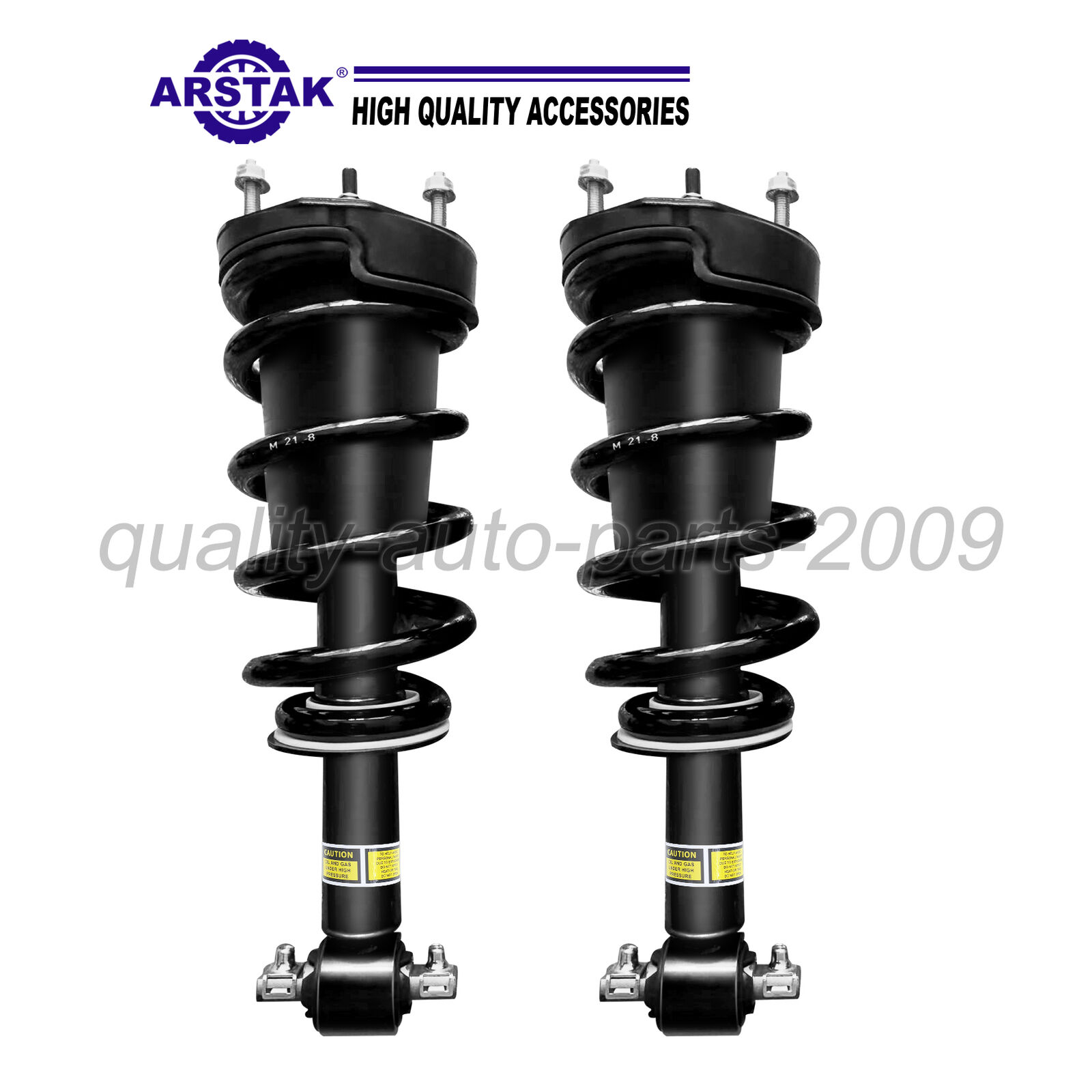 2PCS Front Air Suspension Shock Strut Assys For Escalade Chevy Tahoe Suburban
