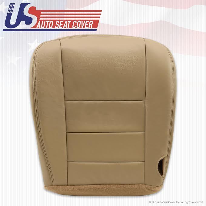 2002 -2007 Ford F250 F350 Super Duty Lariat Driver Bottom Leather Seat Cover TAN