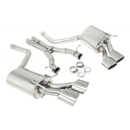 Manzo Stainless Steel Catback Exhaust System Fits Benz C63 AMG 12-14 W204